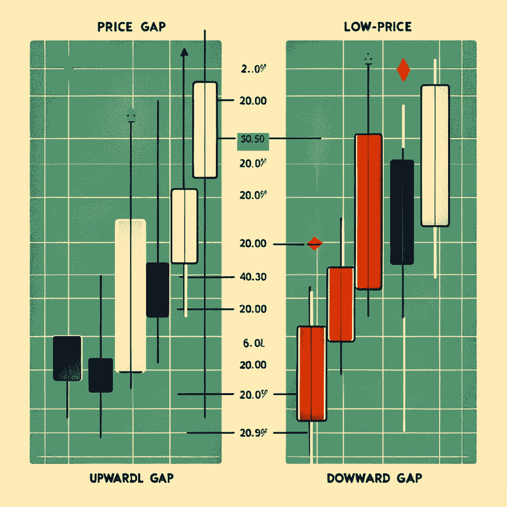 High-Price and Low-Price Gapping Play Candles